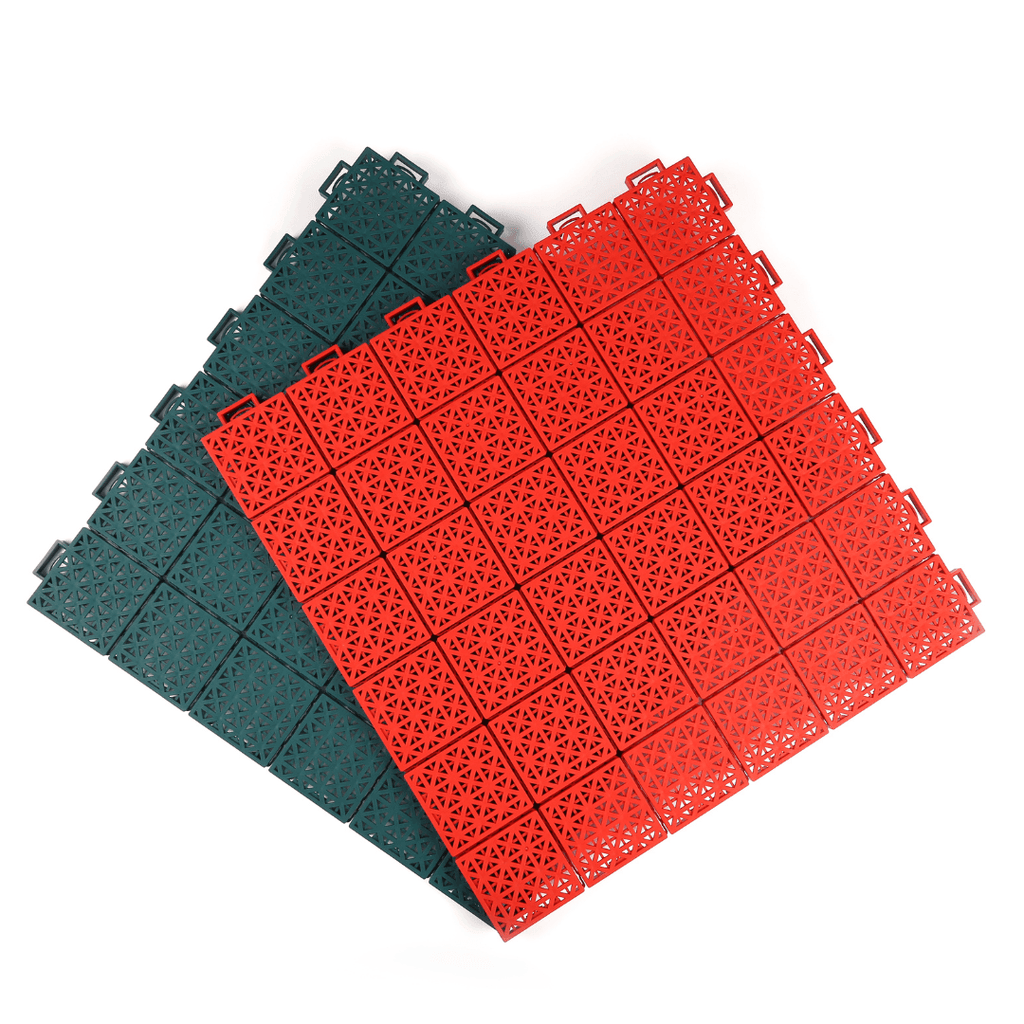 Singles Tennis Court System with Court Markings
