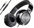 ARTIX® CL750 Premium Wired On Ear Headphones with Universal, Black 