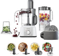 Kenwood FDP65.860WH food processor with 9 attachments. Express Serve and Dice