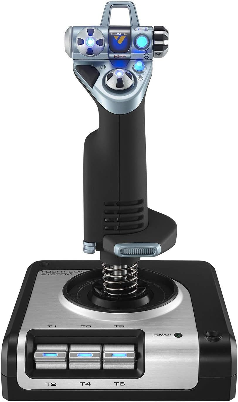 Logitech G Saitek X52 Flight Control System, Controller and Joystick Simulator