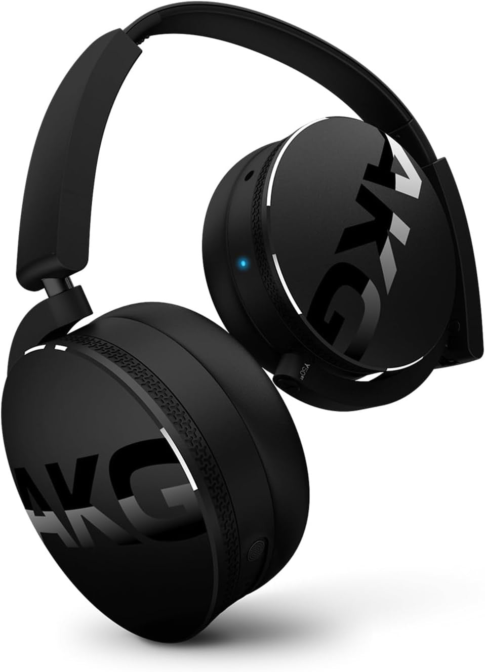 AKG Y50BTBLK Portable Foldable On-Ear Rechargeable Bluetooth Headphones - Black