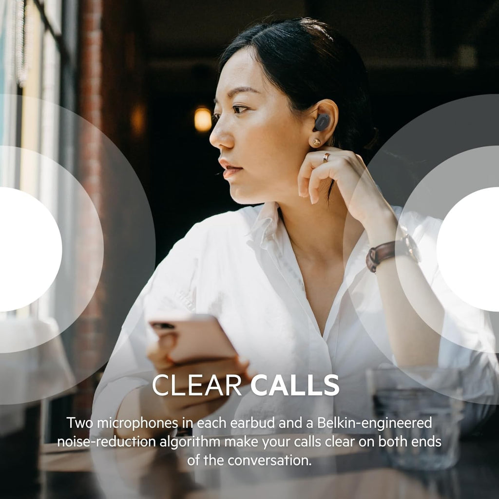 Belkin SoundForm Play In-Ear True Wireless Earbuds - Black