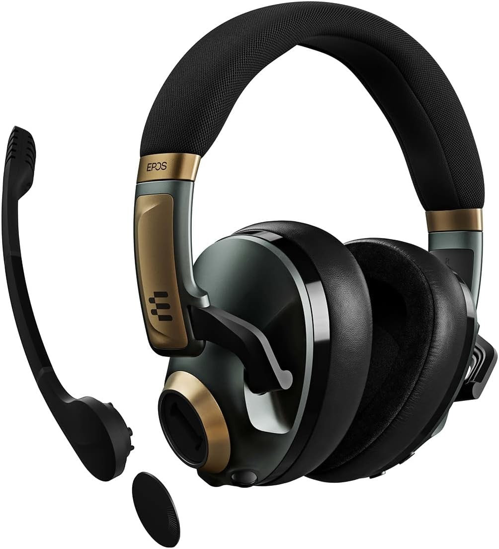 EPOS H3Pro Hybrid Gaming Headset - PC Headphones with Microphone Racing Green