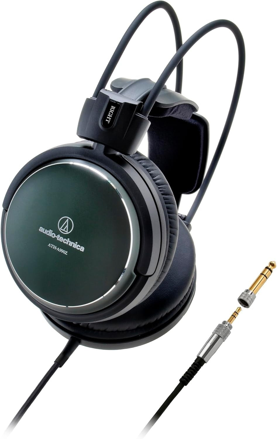Audio-Technica A990Z High-Fidelity Closed-Back Headphones Forest Green