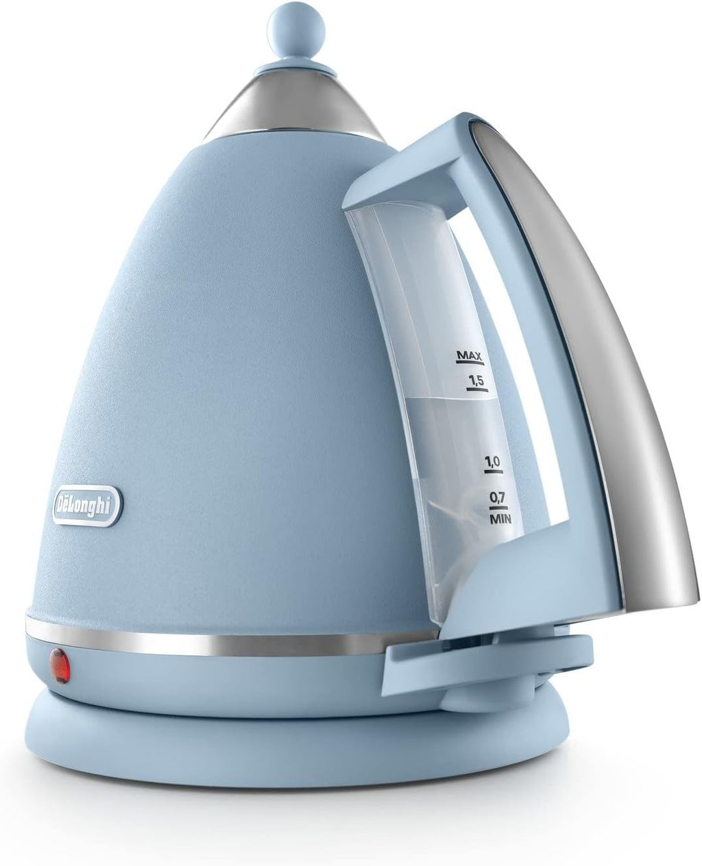 De'Longhi Argento Flora KBX3016.AZ Kettle, 360 Swivel Base & Cord Storage, Blue