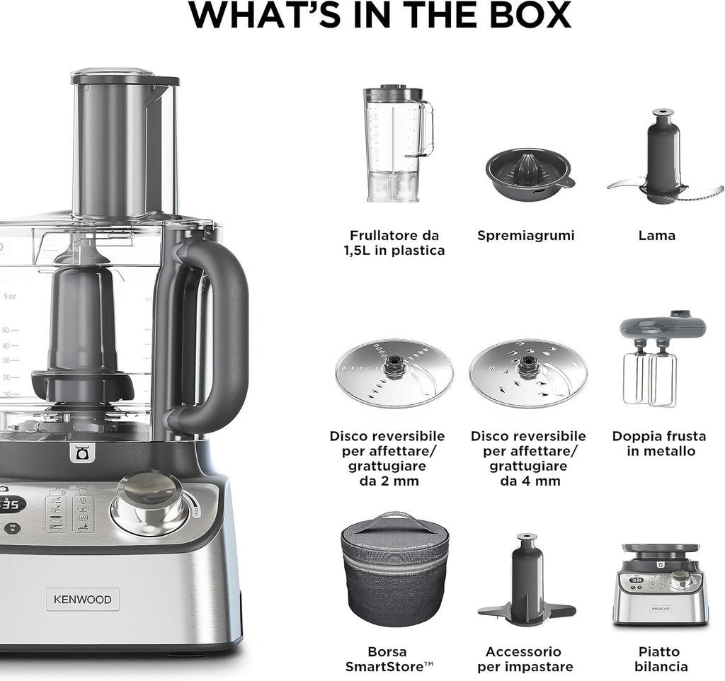 Kenwood FDM71.450SS MulticolorPro Express Weigh food processor