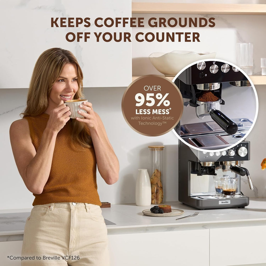 Breville Barista Sense Espresso Machine Bean to Cup,Grinder, Milk Frother VCF187
