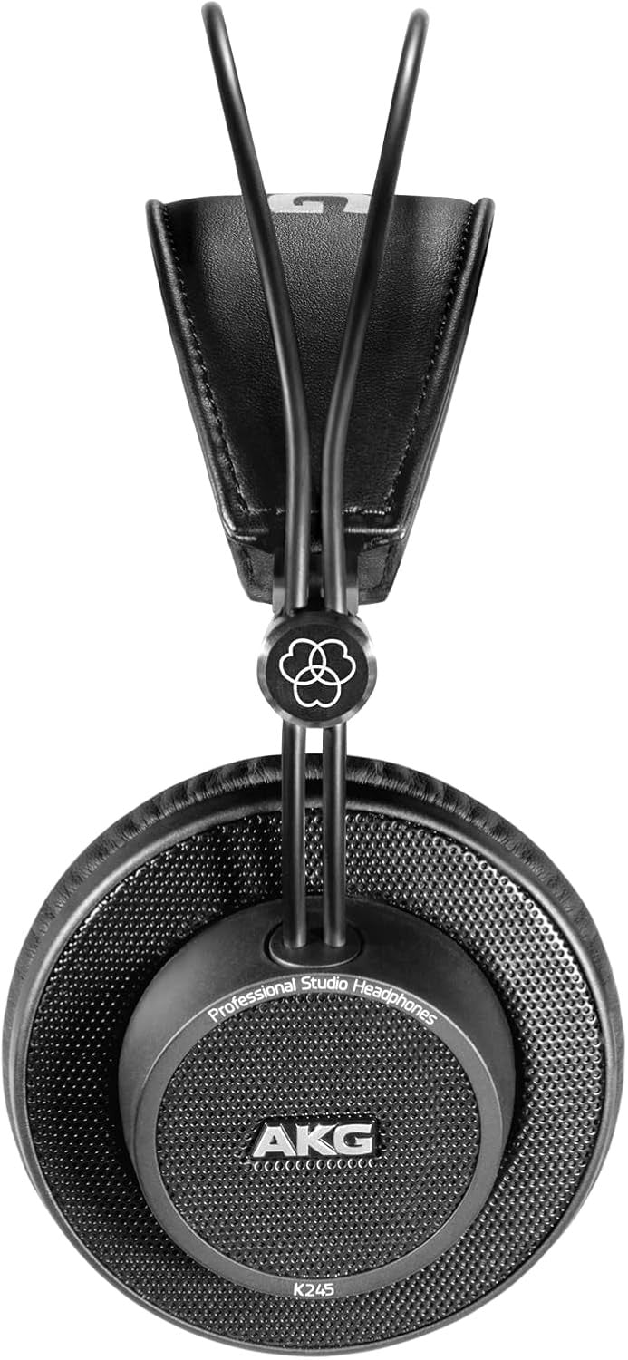 AKG K245 Professional Studio Headphones Open-back Studio Quality Foldable Black