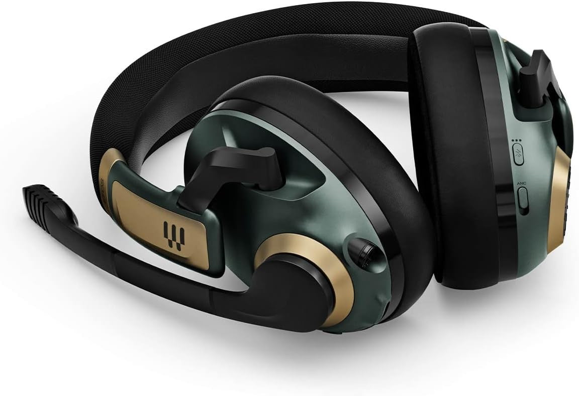 EPOS H3Pro Hybrid Gaming Headset - PC Headphones with Microphone Racing Green