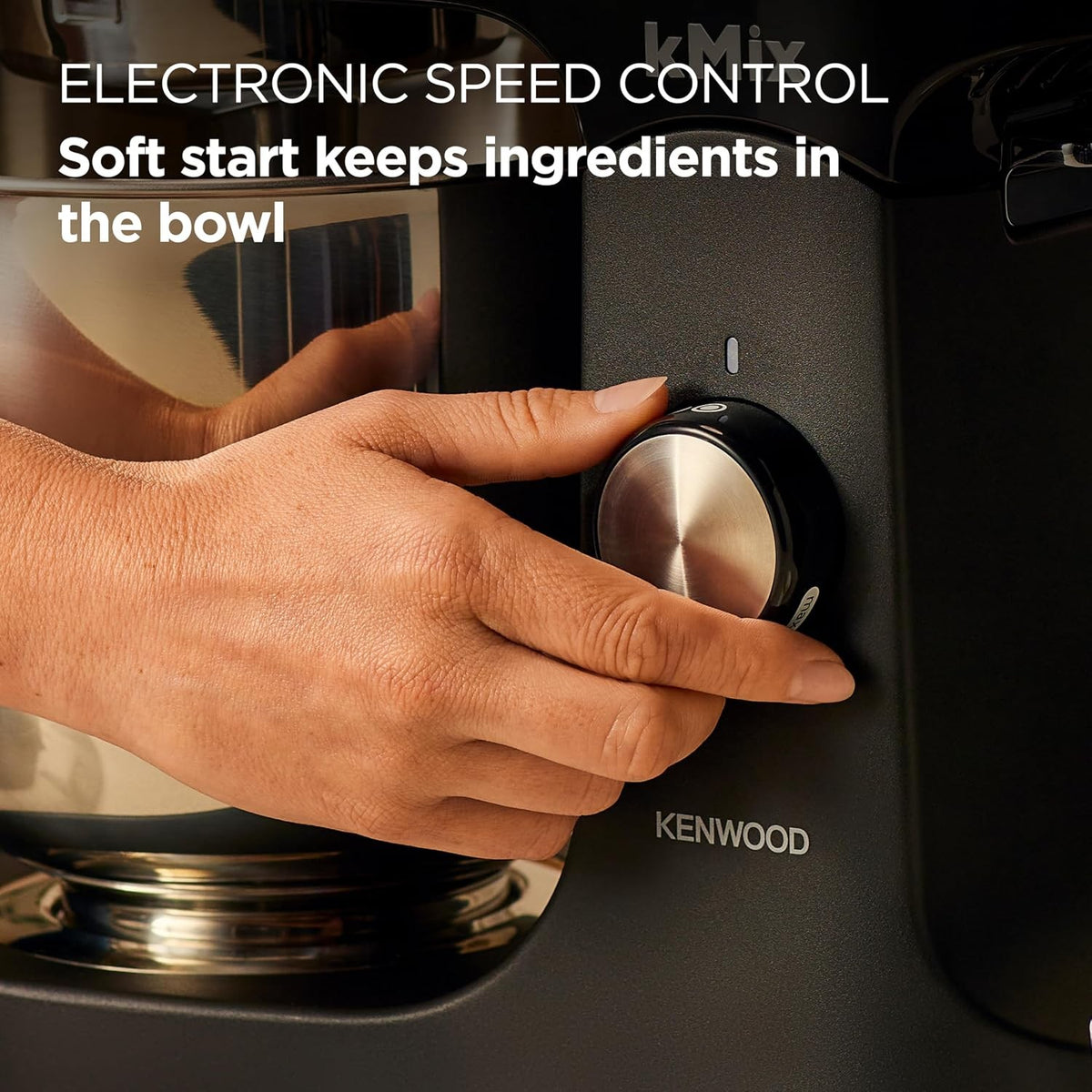 Kenwood KMX751ABK Stand Mixer kMix Powerful Kitchen Machine 5L 1000W Sleek Black