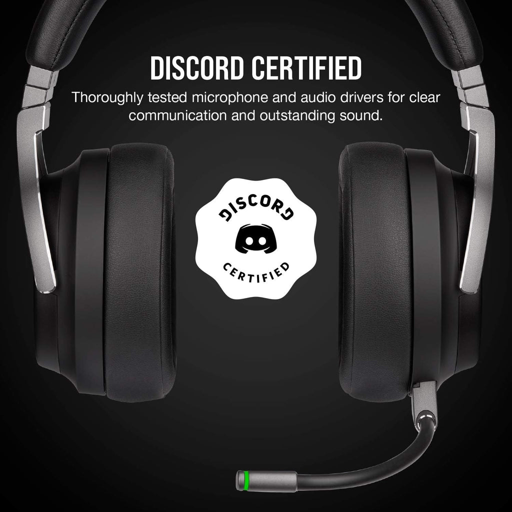 Corsair Virtuoso RGB Wireless High-Fidelity Gaming Headset - Black