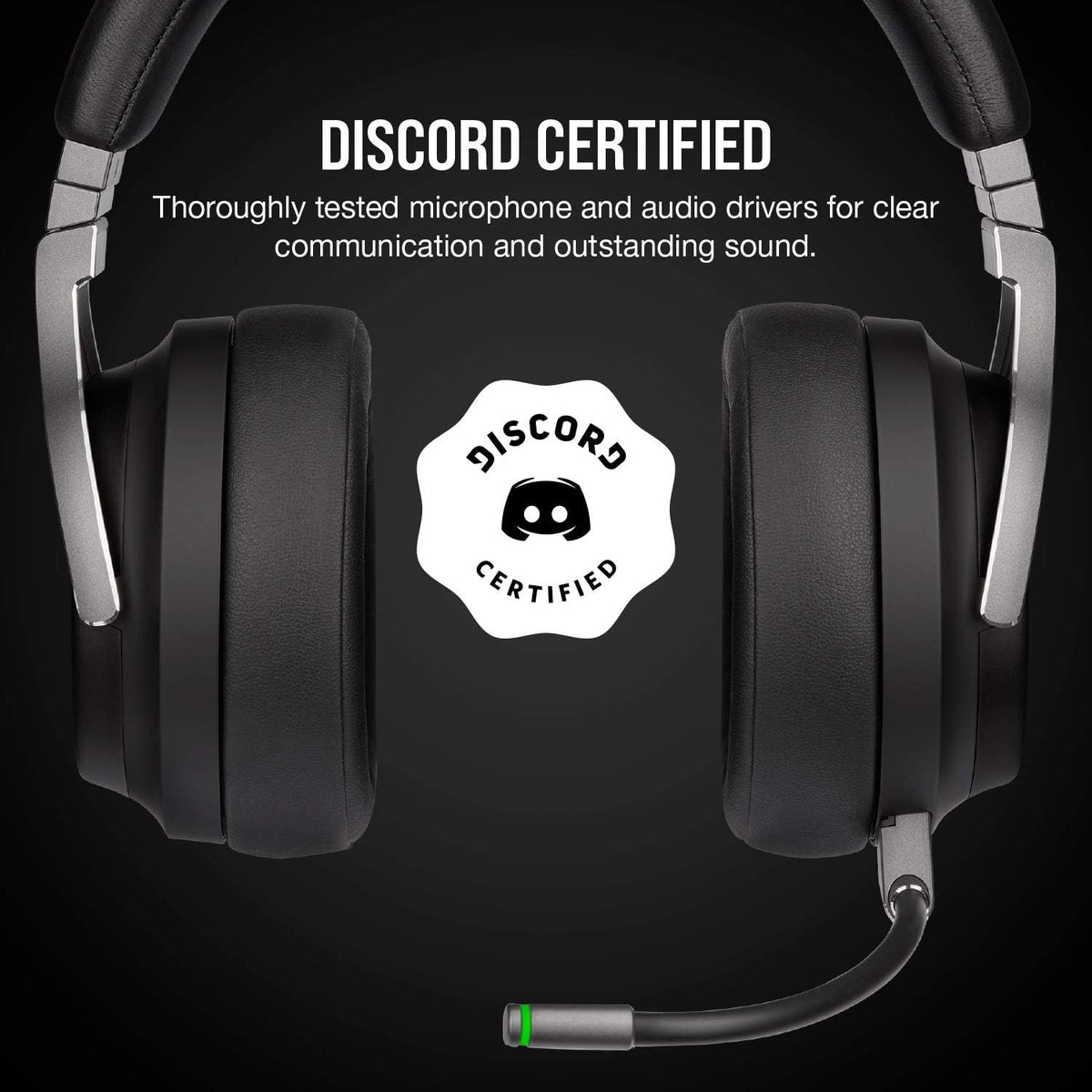 Corsair Virtuoso RGB Wireless High-Fidelity Gaming Headset - Black