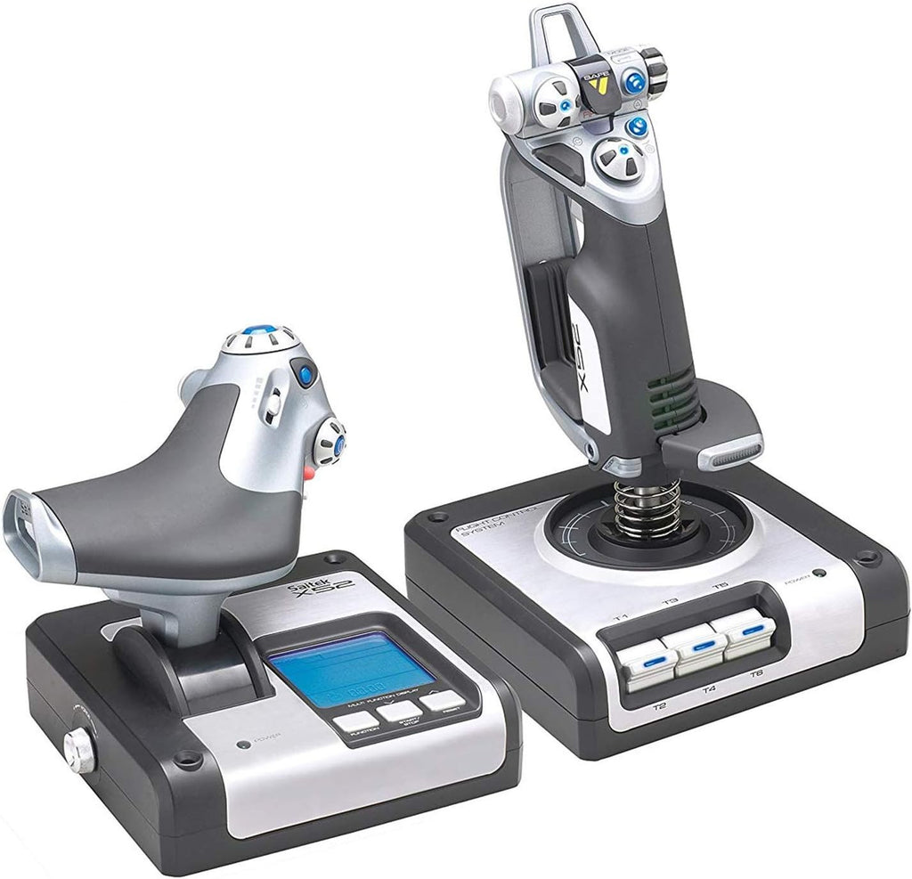 Logitech G Saitek X52 Flight Control System, Controller and Joystick Simulator