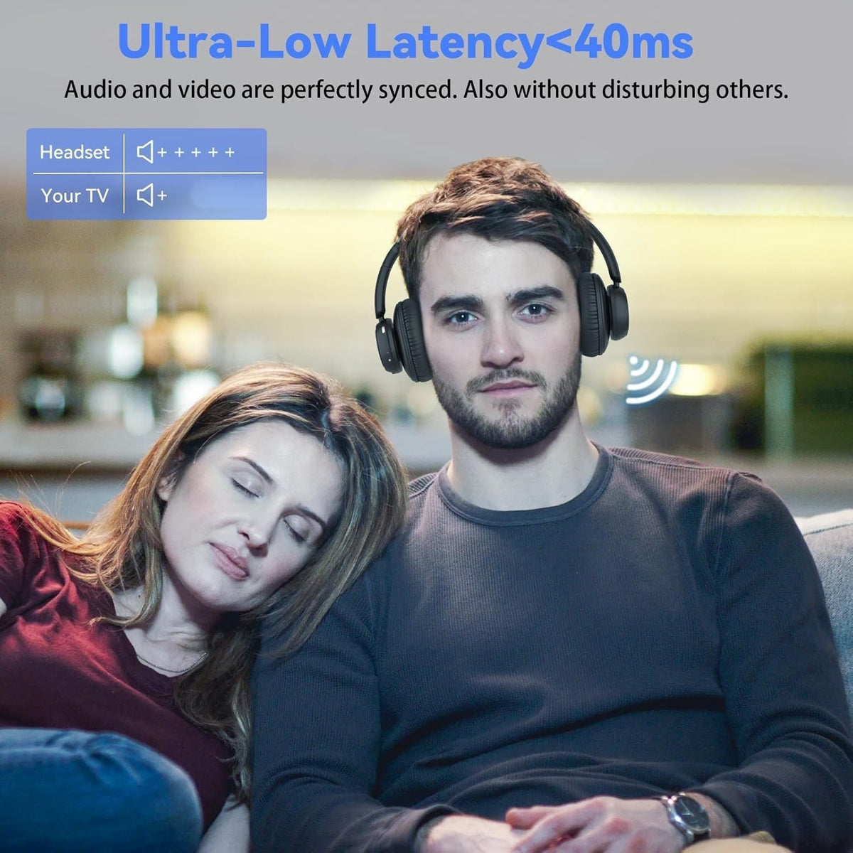ANSTEN Wireless Headphones for TV Listening, TV Headphones Wireless