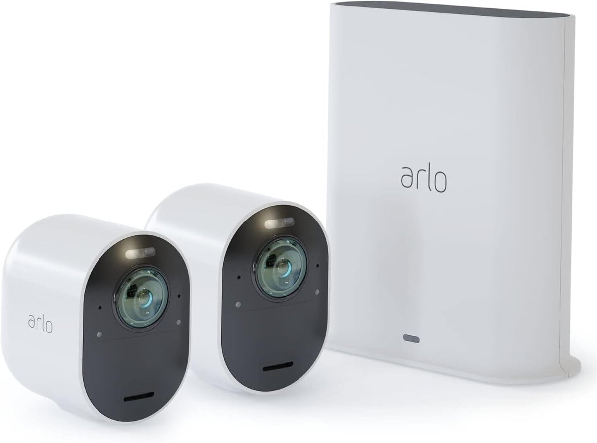 Arlo Ultra Wireless Outdoor Security Camera System – 2 Camera Kit – 4K HDR