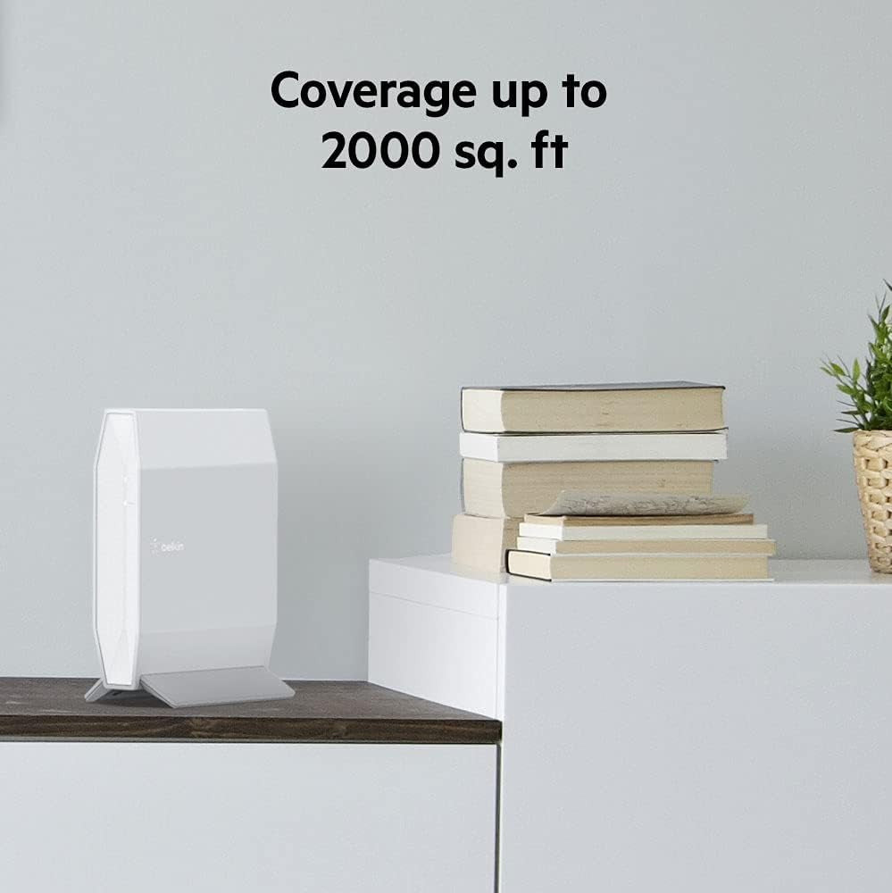 BELKIN RT3200-UK WIFI 6 Fast Wireless Dual-Band Router for Streaming and Gaming