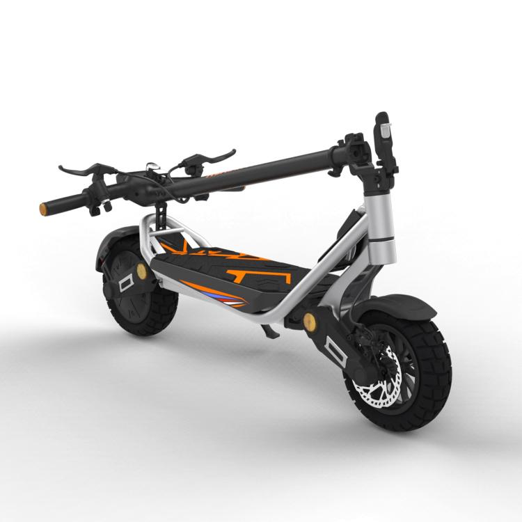 [EU Warehouse] Kukirin A1 800W Three-speed Folding Electric Offroad Scooter with 10 inch Vacuum Tires, EU Plug