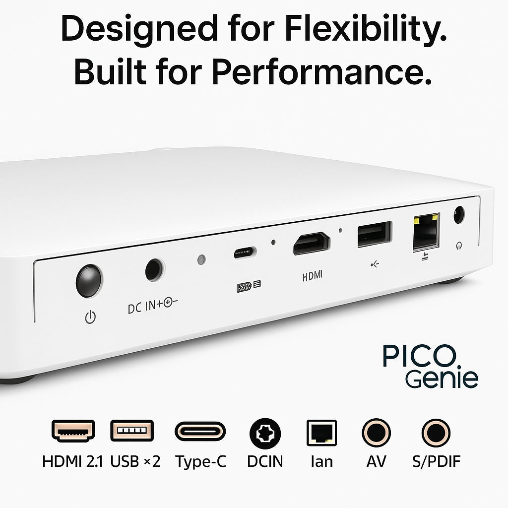 Pico Genie M550 Plus 4.0 1080p Smart Projector (650 lms Full HD Ultra Portable)