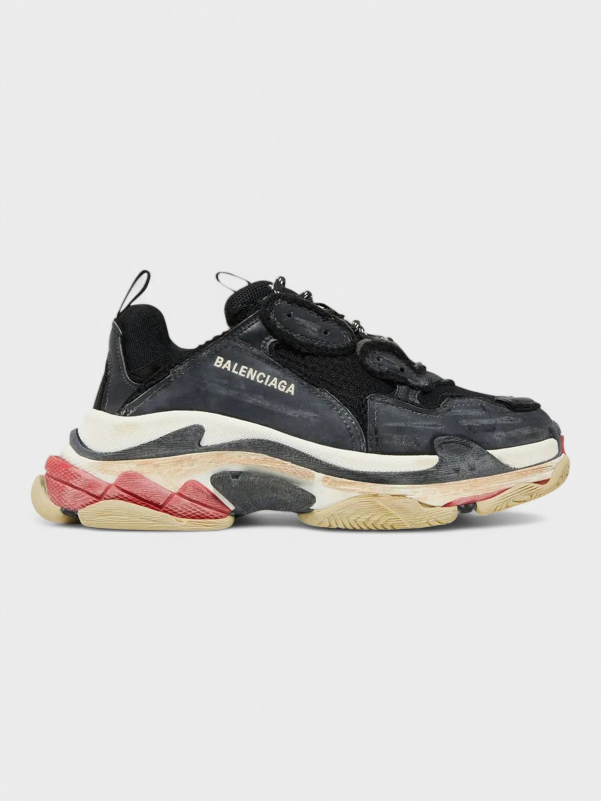 Balenciaga Wmns Triple S Sneaker 'DIY - Black Red'