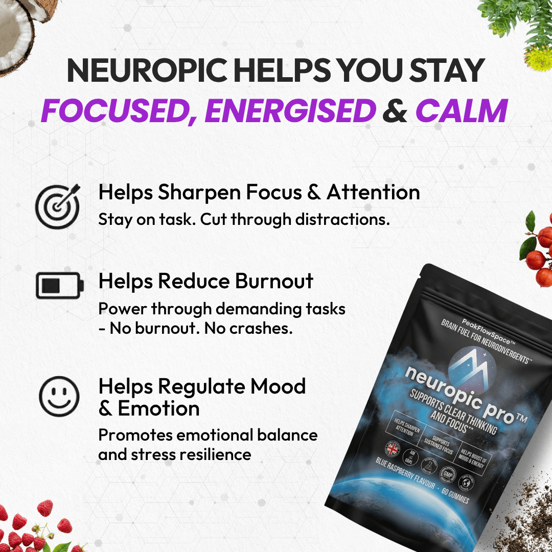 Neuropic Pro™ Nootropic Focus Gummies