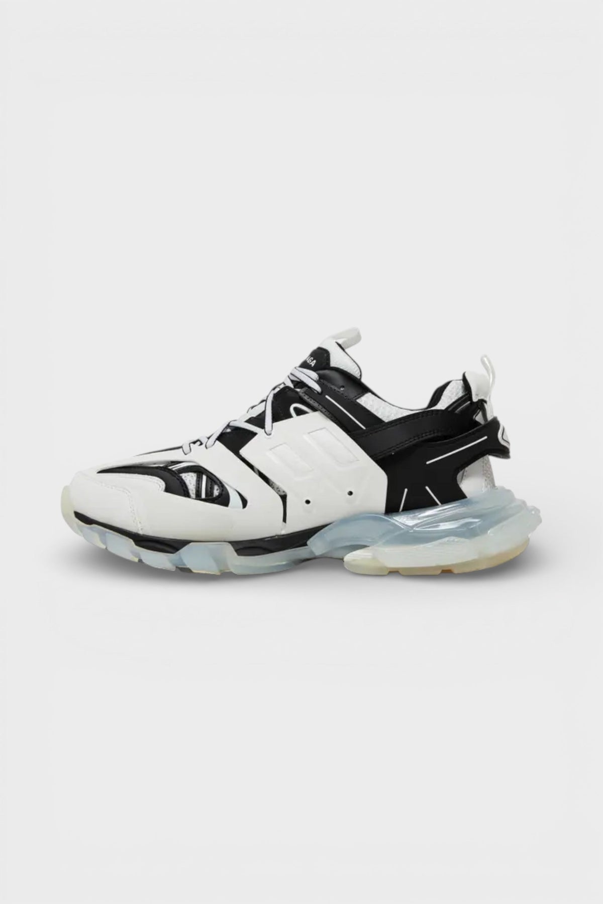 Track Sneaker Clear Sole White