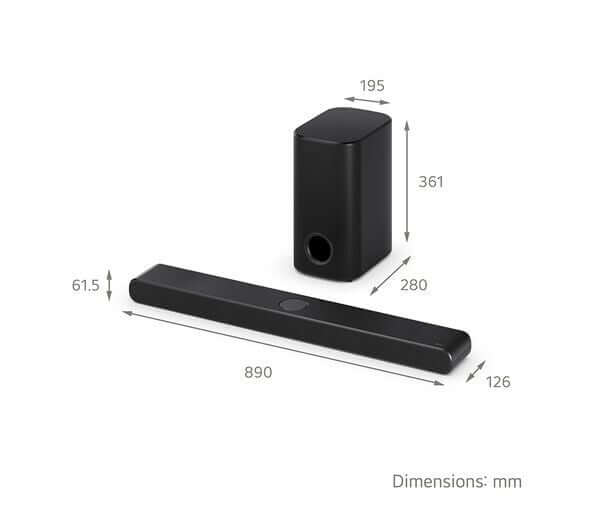 LG US77TY SOUNDBAR HOME CINEMA 3.1.3 WIRELESS SUBWOOFER 4K 400W DOLBY ATMOS HDMI