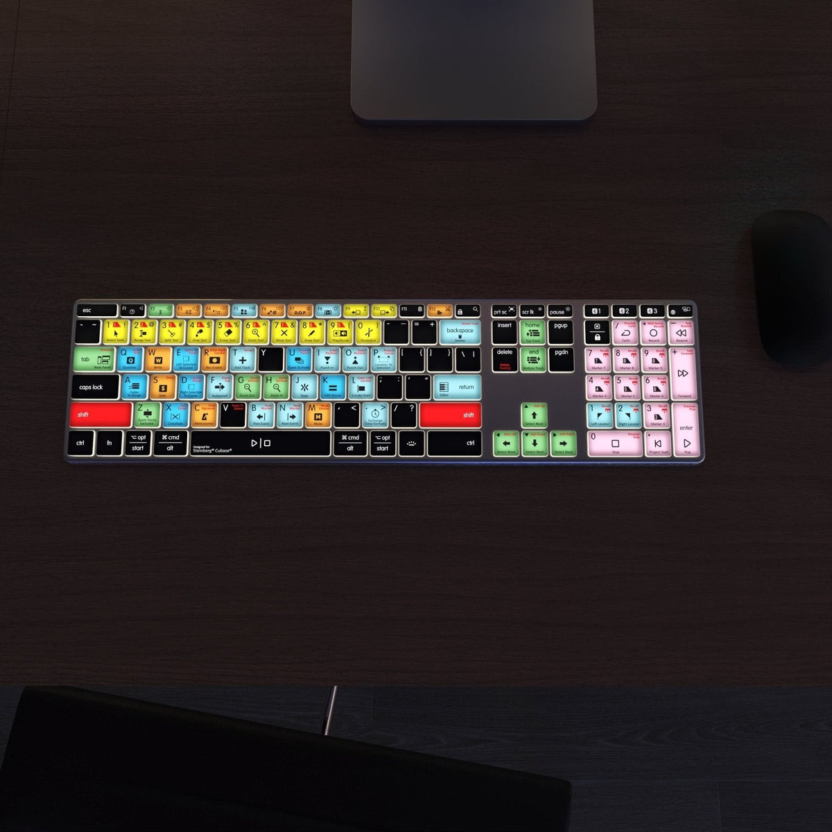 Cubase Compatible Keyboard | AB10 Backlit | Wired & Wireless | Mac & PC