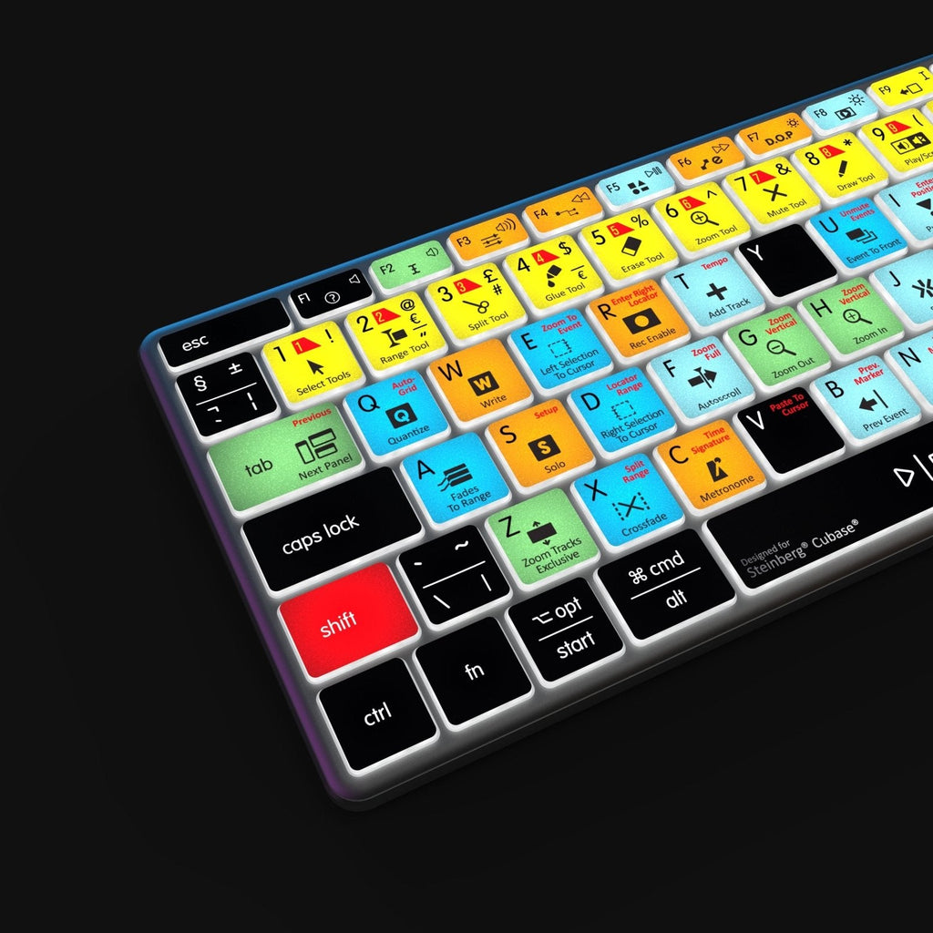 Cubase Compatible Keyboard | AB10 Backlit | Wired & Wireless | Mac & PC