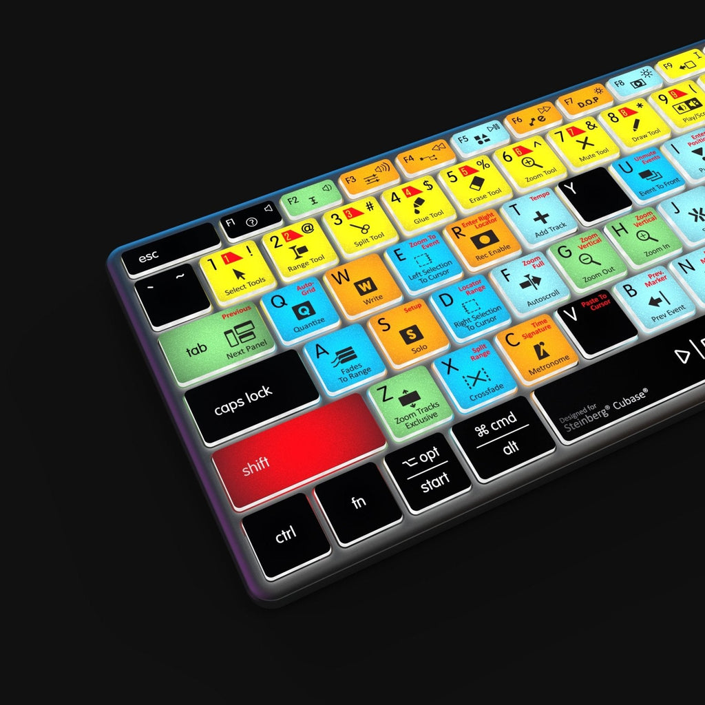 Cubase Compatible Keyboard | AB10 Backlit | Wired & Wireless | Mac & PC
