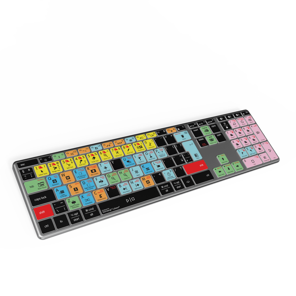 Cubase Compatible Keyboard | AB10 Backlit | Wired & Wireless | Mac & PC