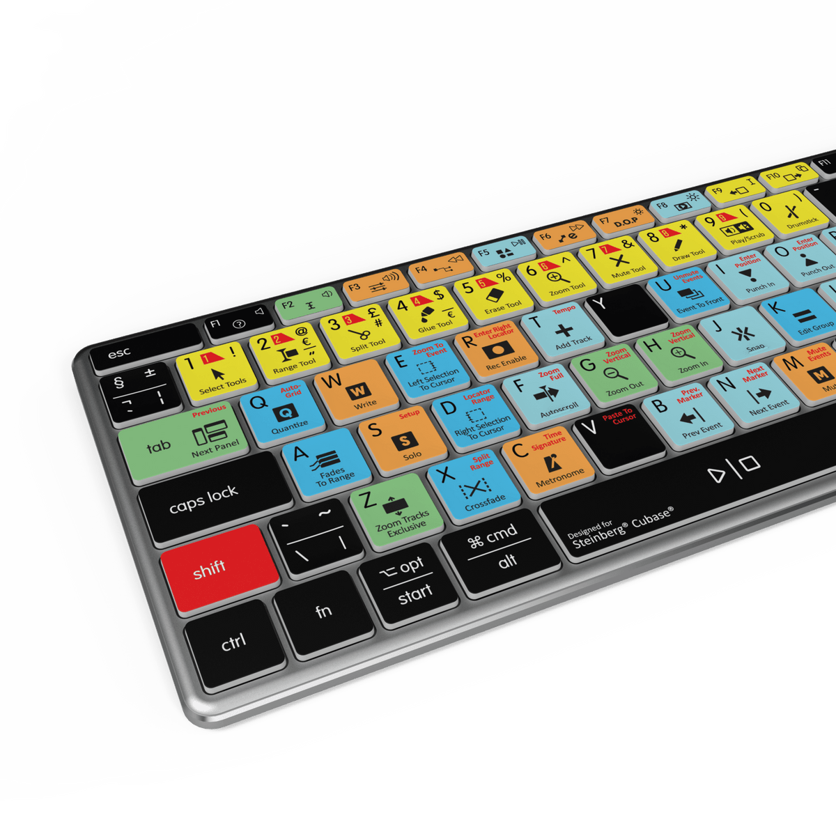 Cubase Compatible Keyboard | AB10 Backlit | Wired & Wireless | Mac & PC