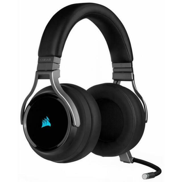 Corsair Virtuoso RGB Wireless High-Fidelity Gaming Headset - Black