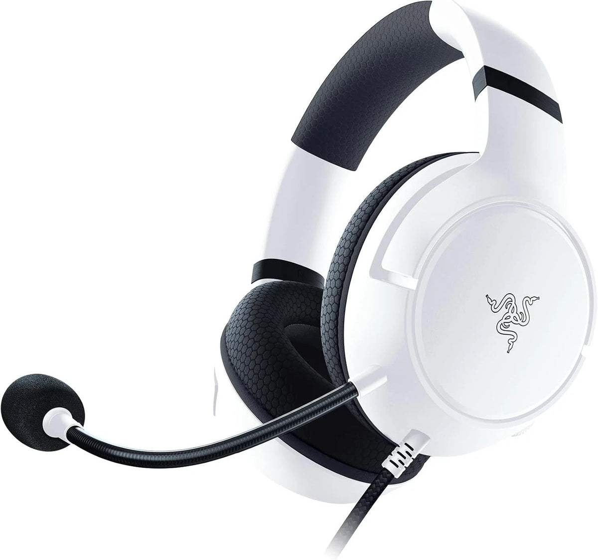 Razer Kaira X Wired Gaming Headset – Mercury White