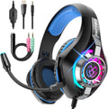 Tatybo XW1 Wired Gaming Headset – Black and Blue