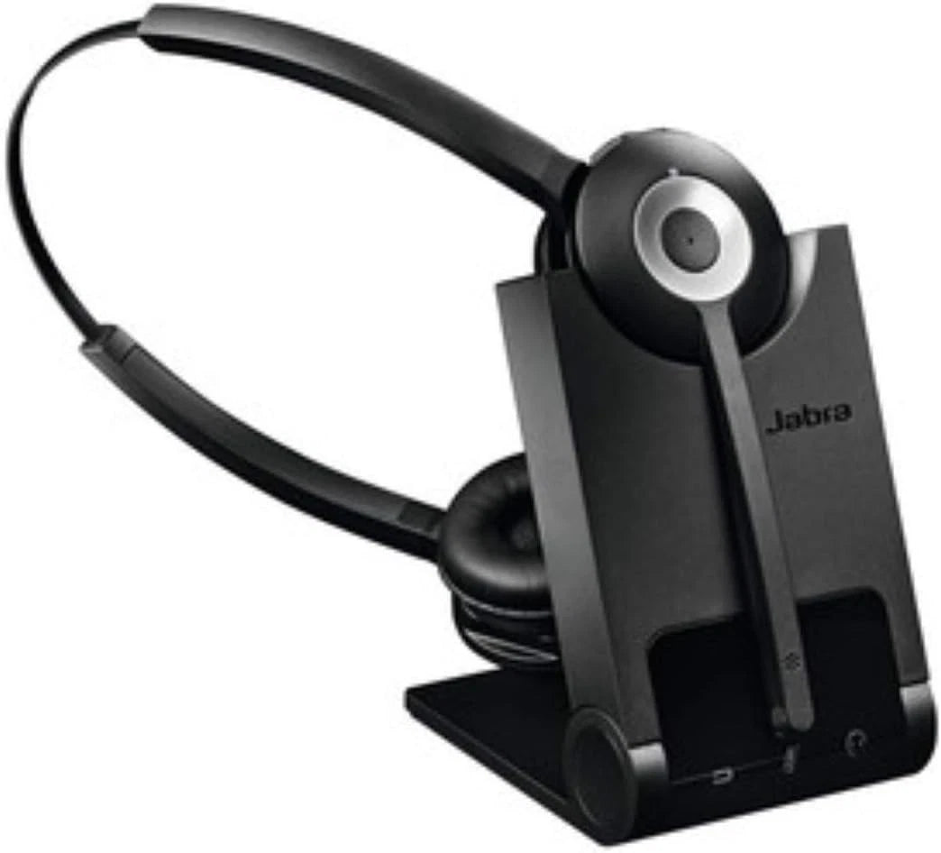 Jabra Pro 920 Duo DECT Wireless Desk Phone Headset – Black