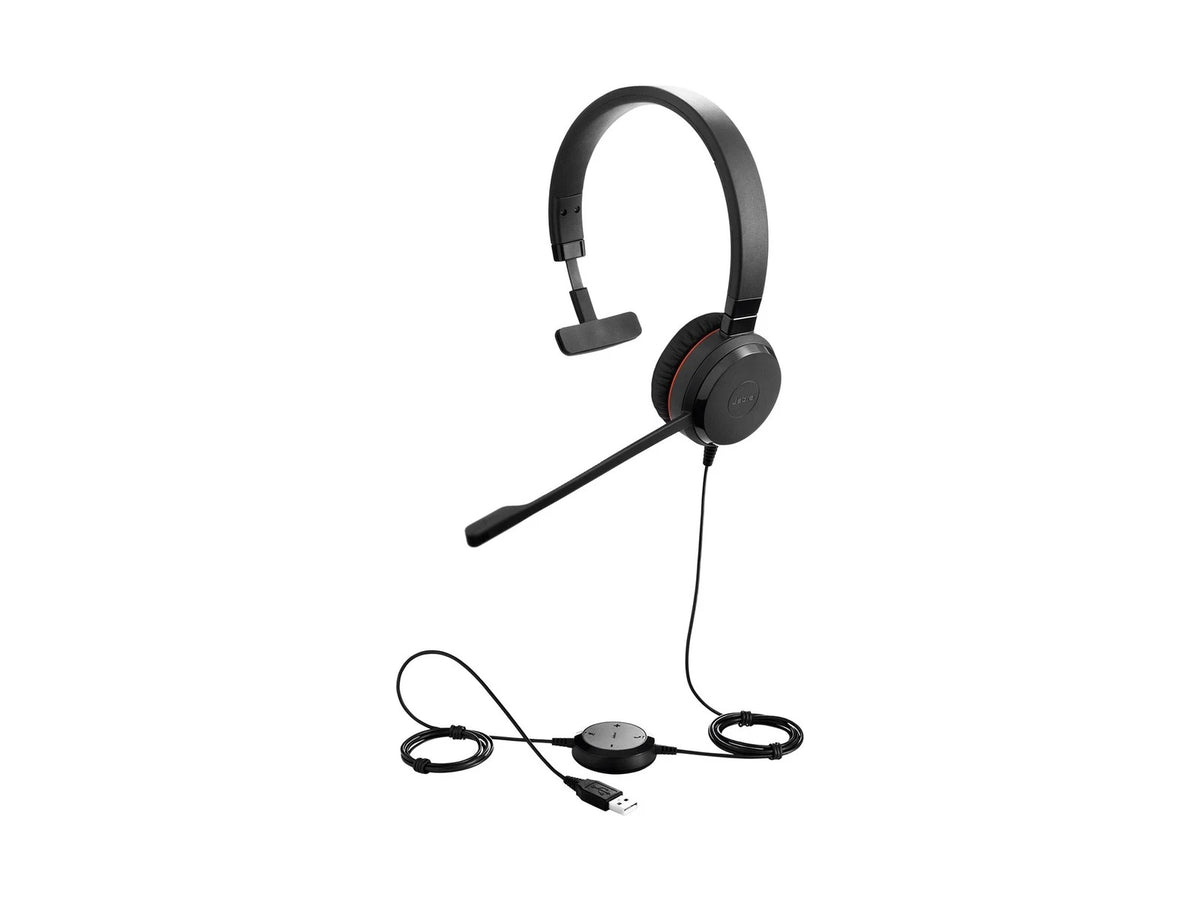Jabra Evolve 30 II UC Mono USB-A and 3.5 mm Headset – Black