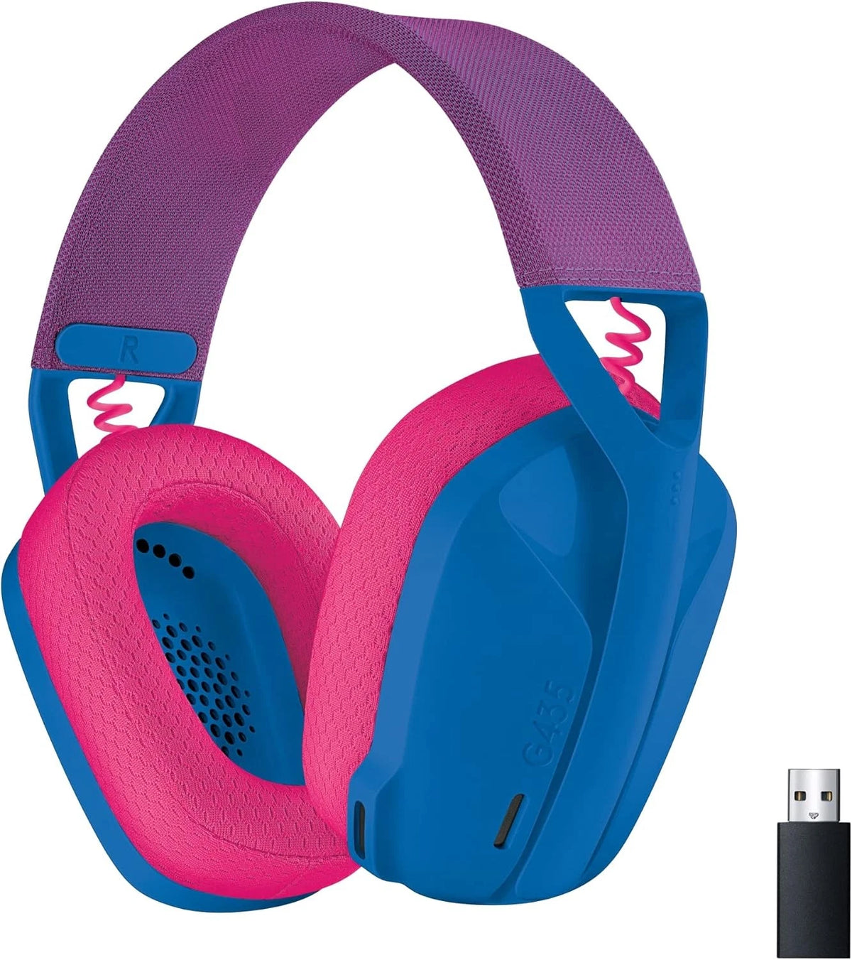 Logitech G435 LIGHTSPEED and Bluetooth Gaming Headset – Blue