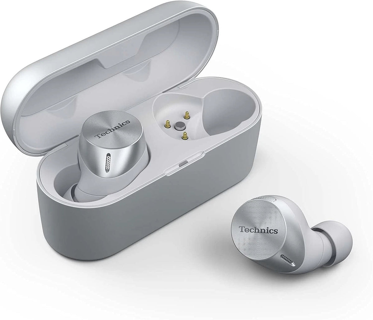 Technics EAH-AZ60E-S Noise Cancelling Wireless Earbuds – Silver