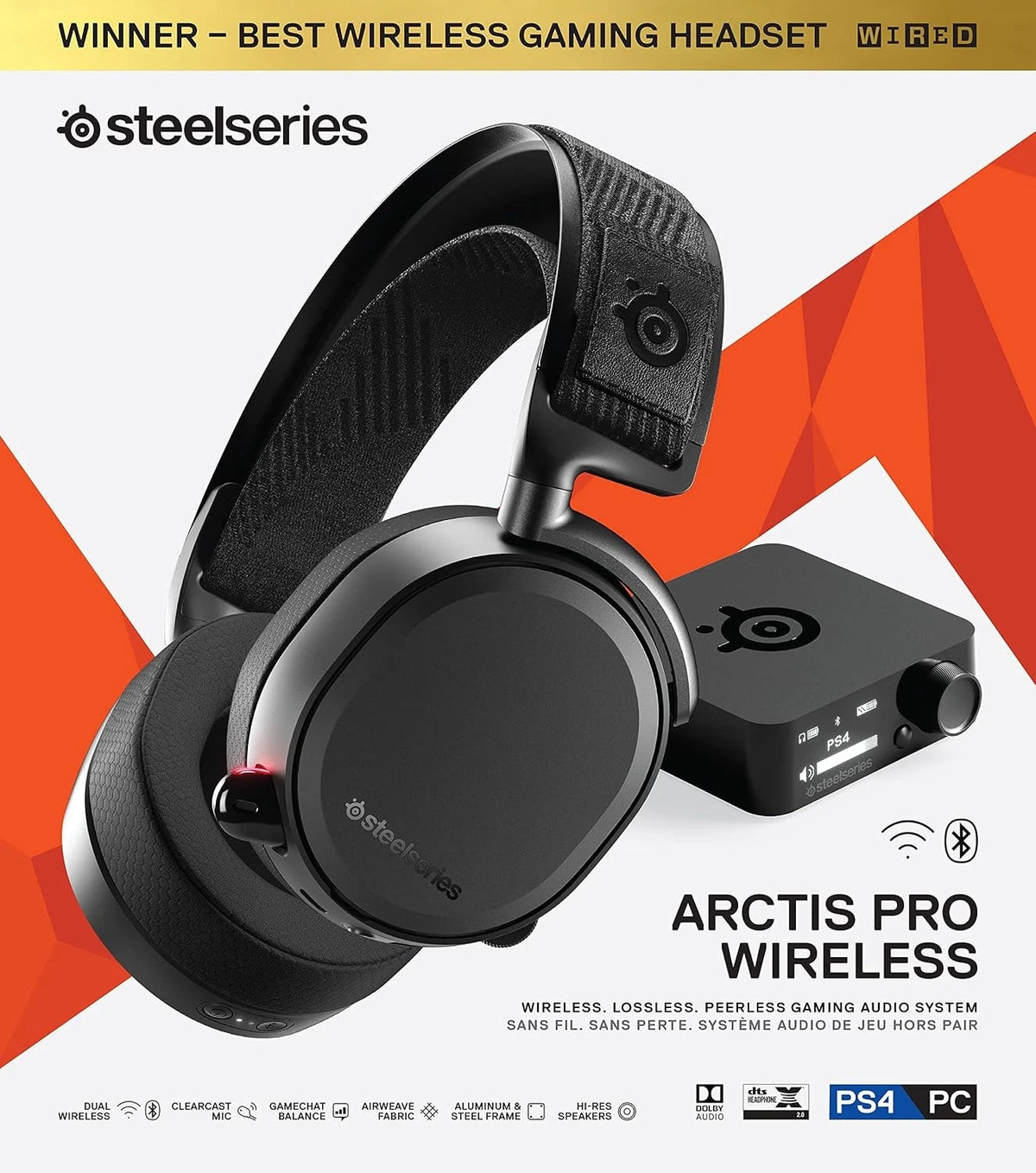 SteelSeries Arctis Pro Wireless Gaming Headset – Black