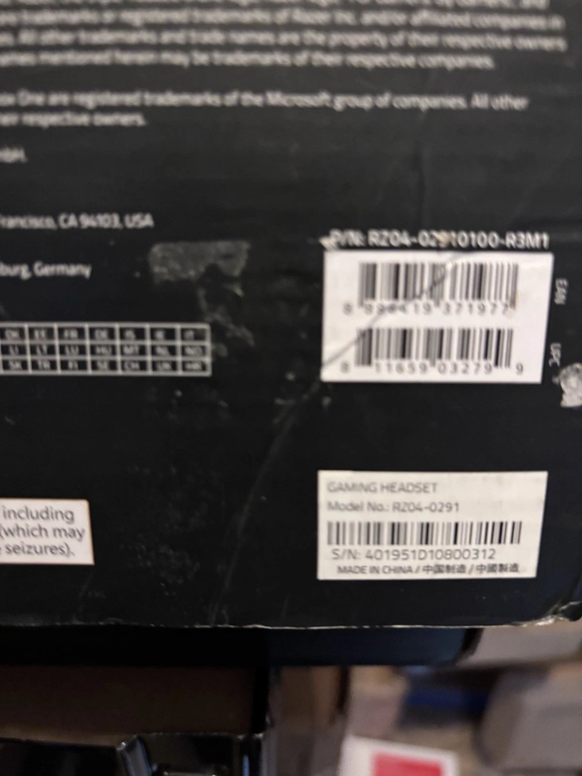 Razer Nari Ultimate used headset – actual condition