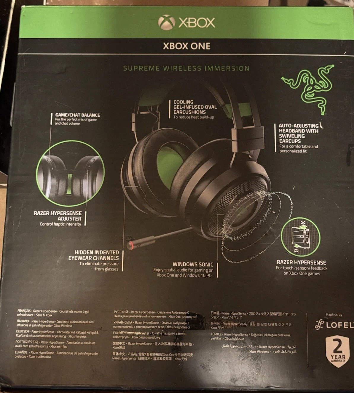 Razer Nari Ultimate used headset – actual condition