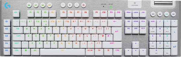 Logitech G915 X LIGHTSPEED Keyboard – UK, Tactile, White