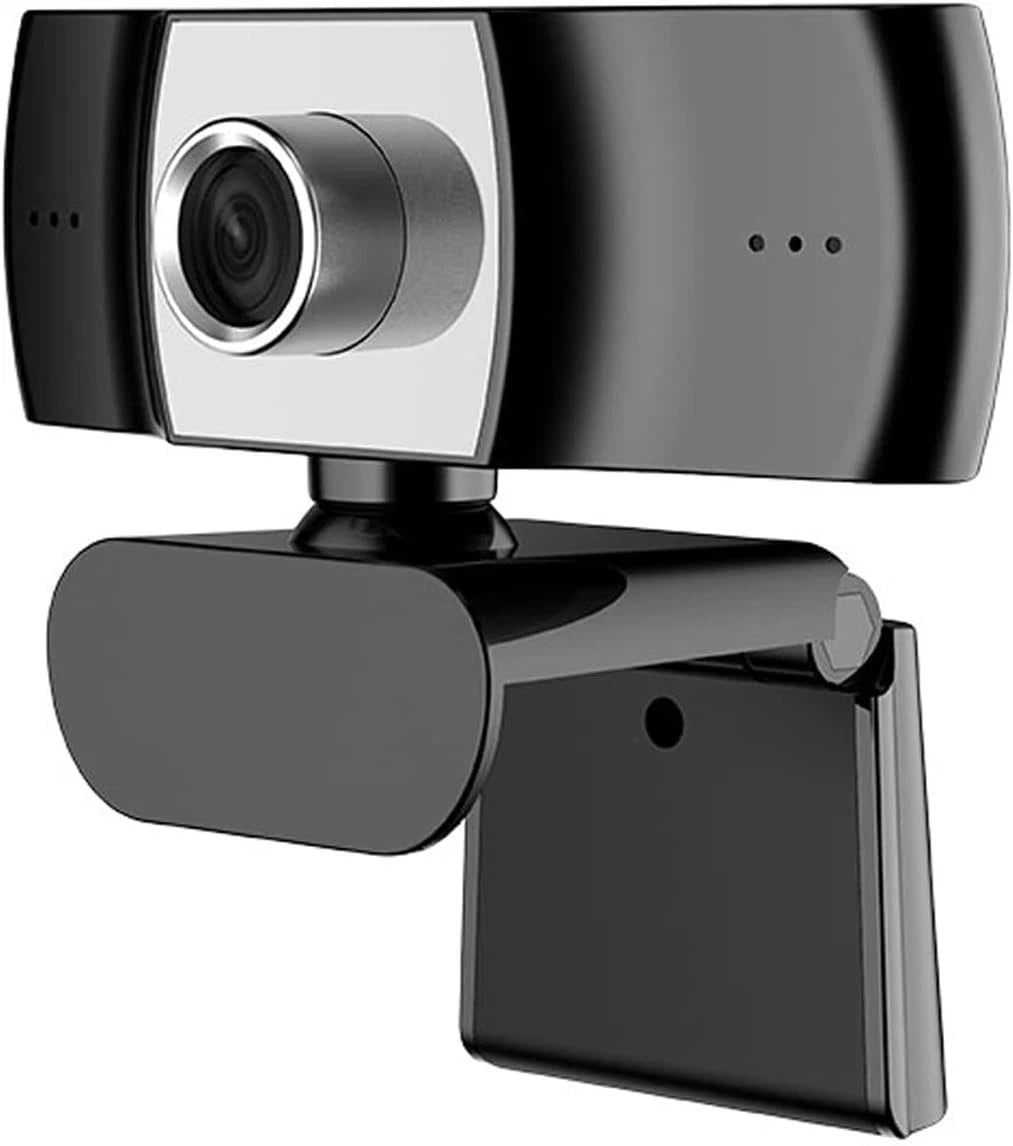 electriQ Full HD 1080p USB Webcam with Dual Microphones