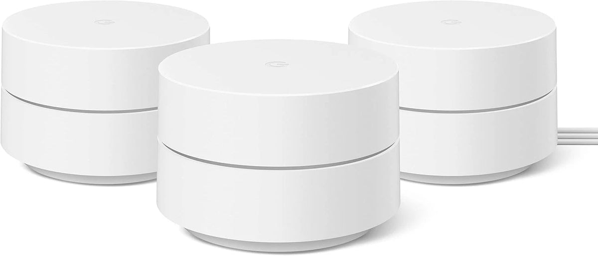 Google Wifi Mesh System – 3 Pack, White
