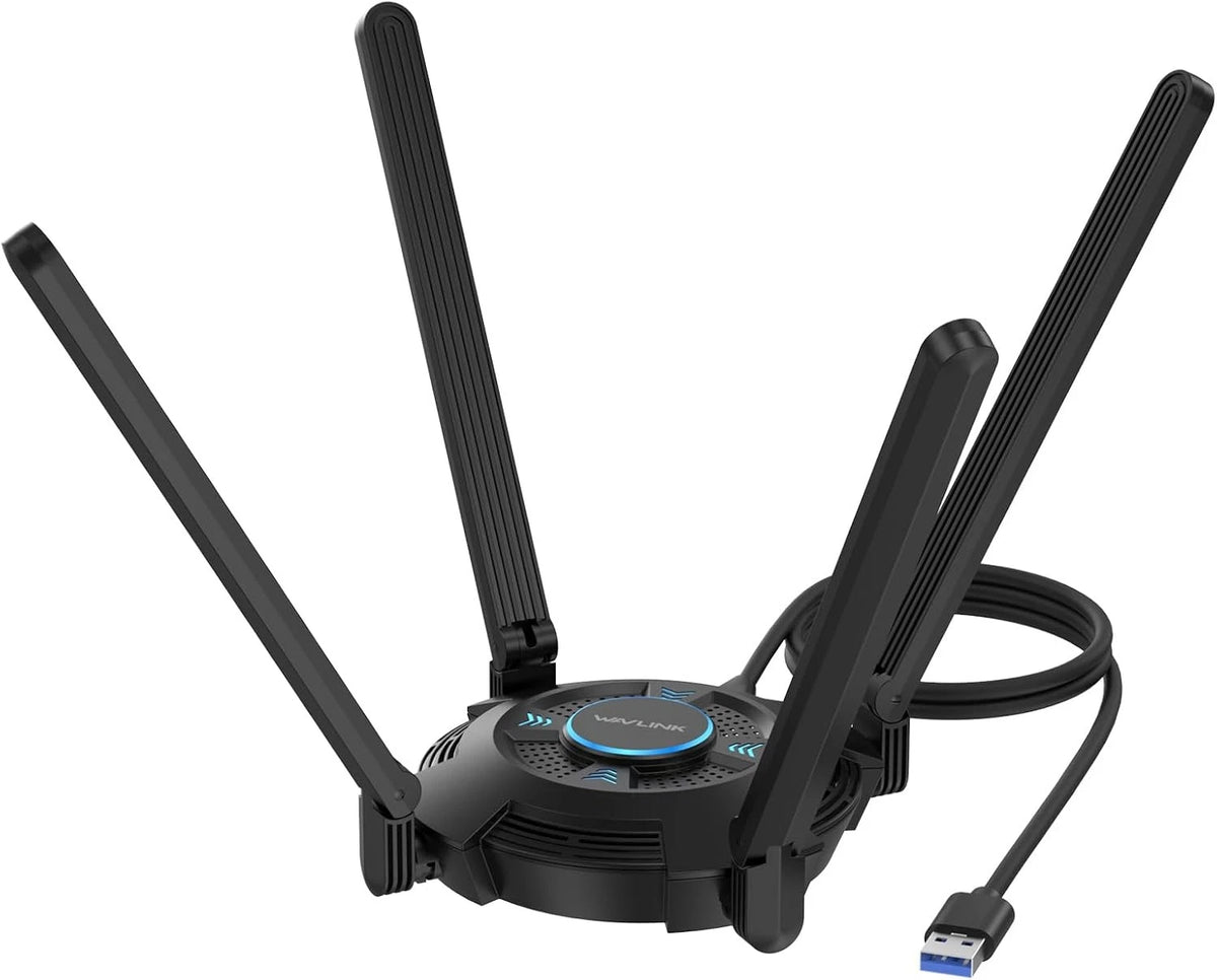 WAVLINK AX5400 USB Wi-Fi 6E Adapter for Windows PC