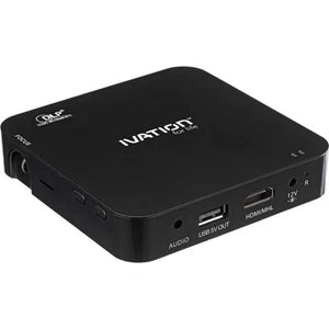 Ivation IVPJMP70 Portable Rechargeable DLP Projector