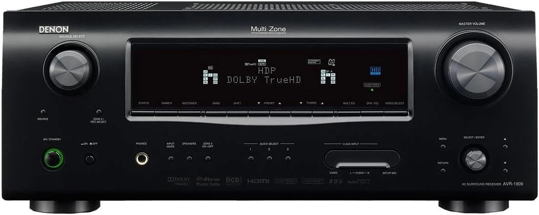 Denon AVR-1909 7.1 Channel AV Receiver – Black