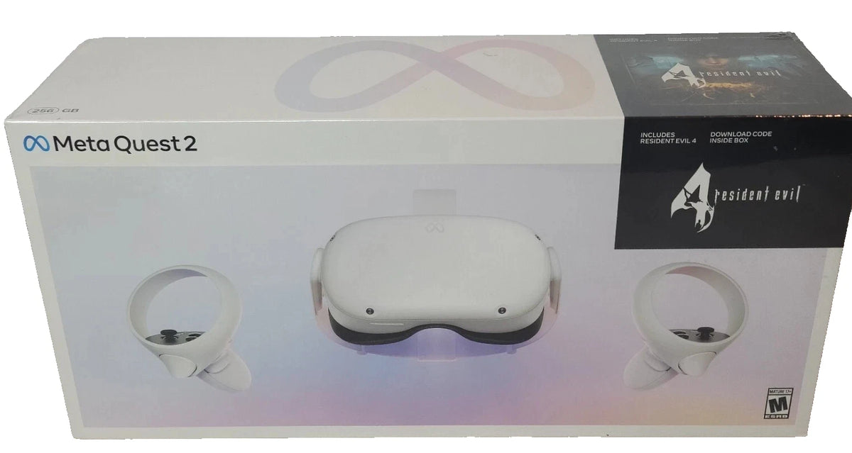 Meta Quest 2 256GB VR Headset – Resident Evil 4 Bundle