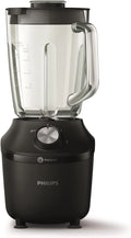 Philips HR2291/01 3000 Series Glass-Jug Blender, 600W – Black