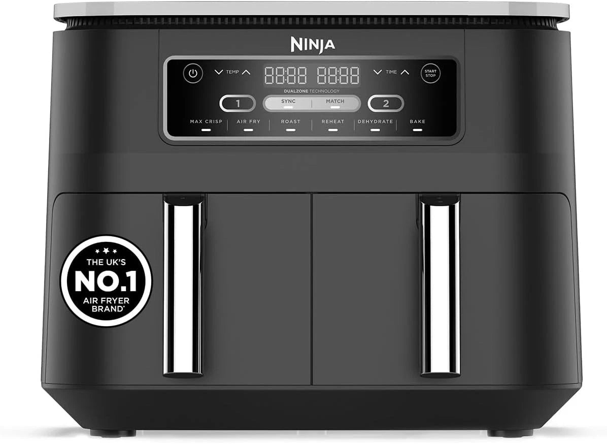 Ninja Foodi AF300UK Dual Zone Air Fryer, 7.6L